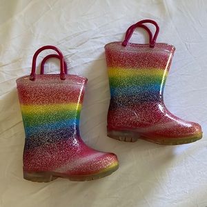 Rainbow 🌈 rain boots